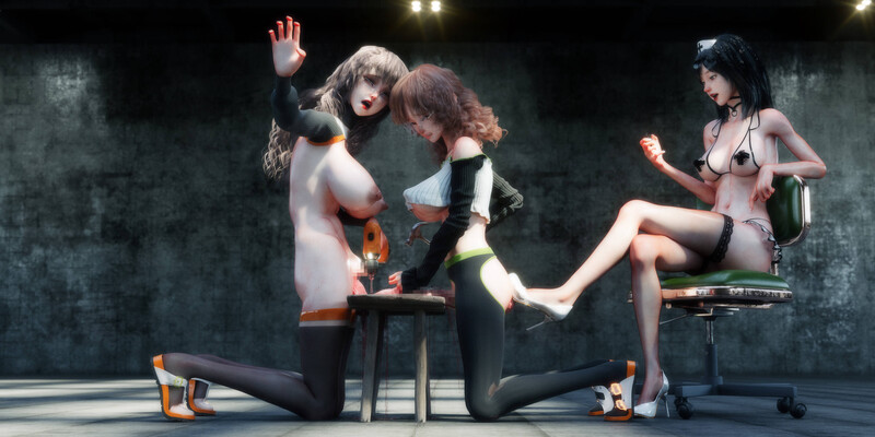 [中文][新漫][3D]欲情都市+恐怖教団[猎奇] 