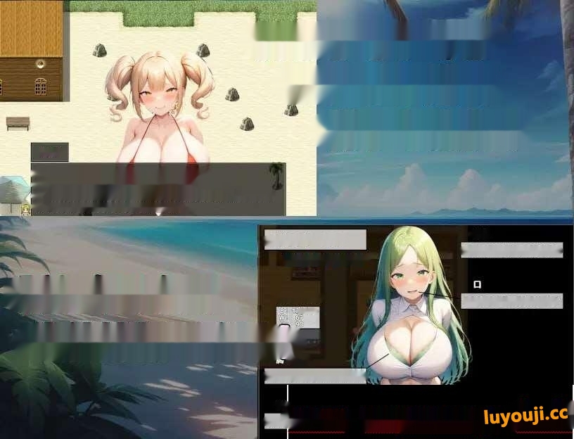 [探索RPG/AI生成] 爆乳大小姐JK无人岛后宫 v1.04 v2024.06.26 AI汉化版 1.8G