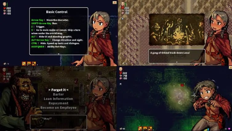 【PC/官中/精品/RPG游戏/740M】 洛娜的世界 （LonaRPG） B.0.10.4.1 官方中文步兵版+精品RPG游戏+740M