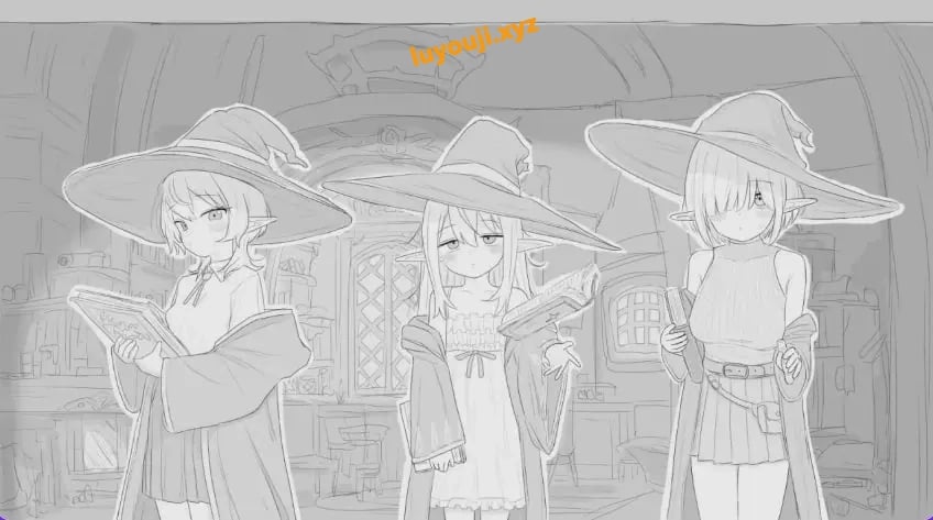 【PC/生肉/互动/SLG游戏/970M】 与隐居魔女的30天 （隠居魔女との30日間） Ver1.0.2 生肉版+自由模式+互动SLG游戏+970M