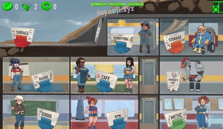 【安卓/PC/SLG/2D/汉化版/1.7G】69号避难所(Deep Vault 69) ver0.4.3 汉化版+PC+安卓+2D策略SLG游戏+1.7G