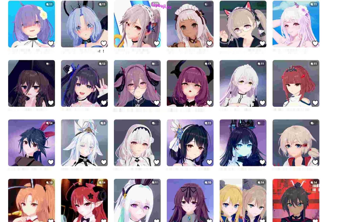 恋活夕水坊人物卡合集到10月最新