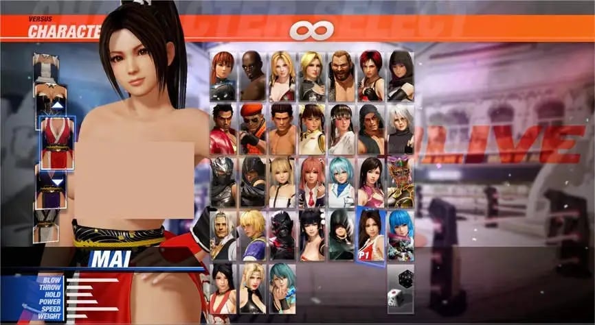 死或生6:Cn福利版/DOA6 Cn Mod（已更新至V1.22+集成全部461个DLCs+全任务+R18MOD+解锁DLC衣服存档+游戏修改器）