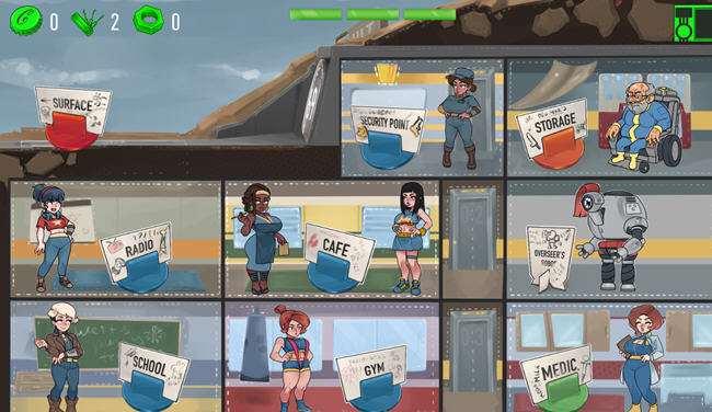 69号避难所(Deep Vault 69) v0.4.9 AI汉化版 2D策略SLG游戏 1.3G