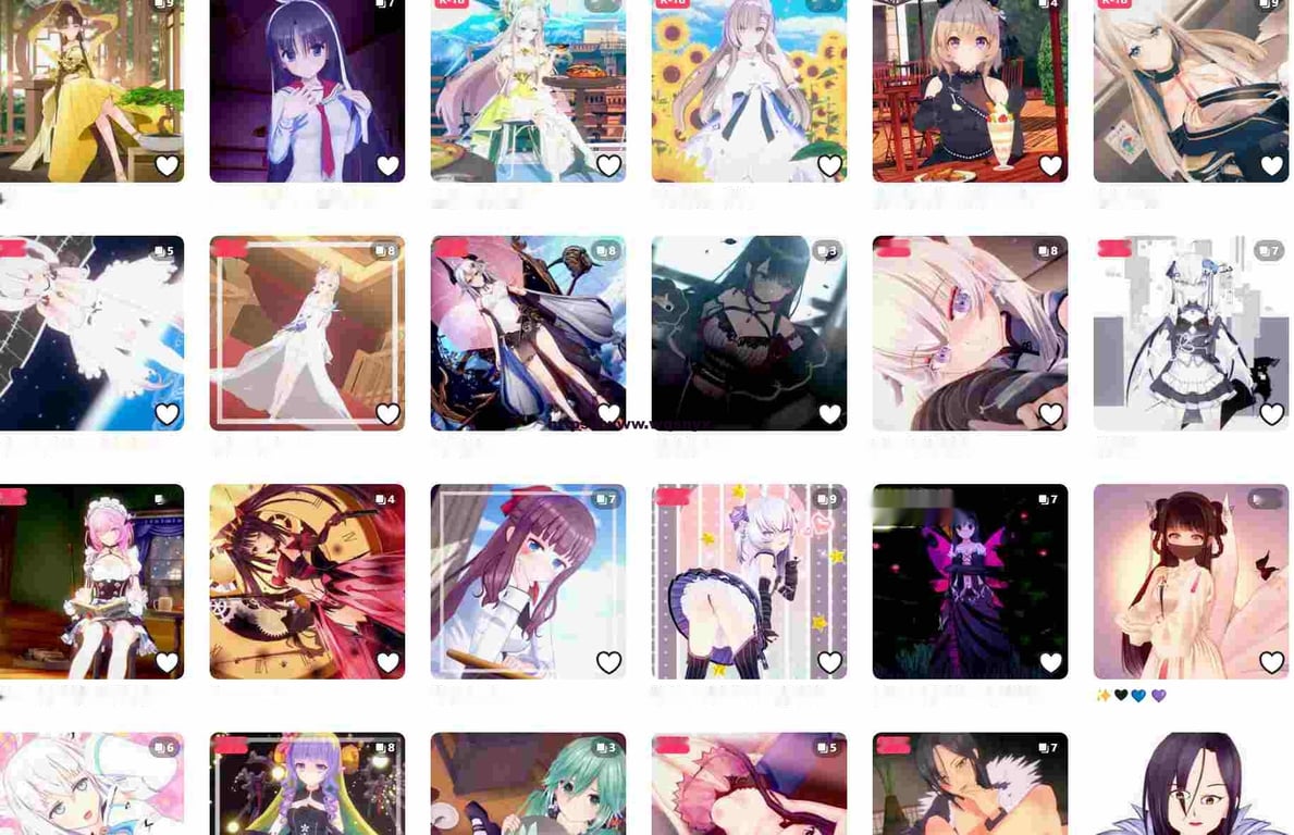 恋活月风屿人物卡合集