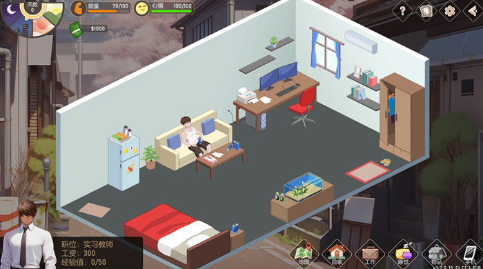 爱与生活:幸运老师 v3.2.0 STEAM官方中文版 模拟SLG游戏 5.6G