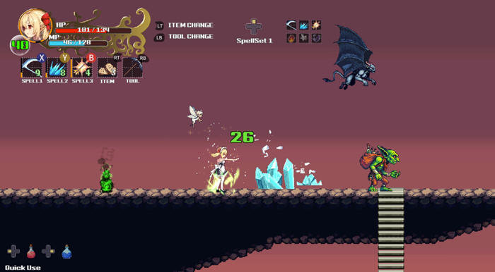 魔法少女的奇幻冒险 STEAM官方中文版 横版动作冒险游戏 500M