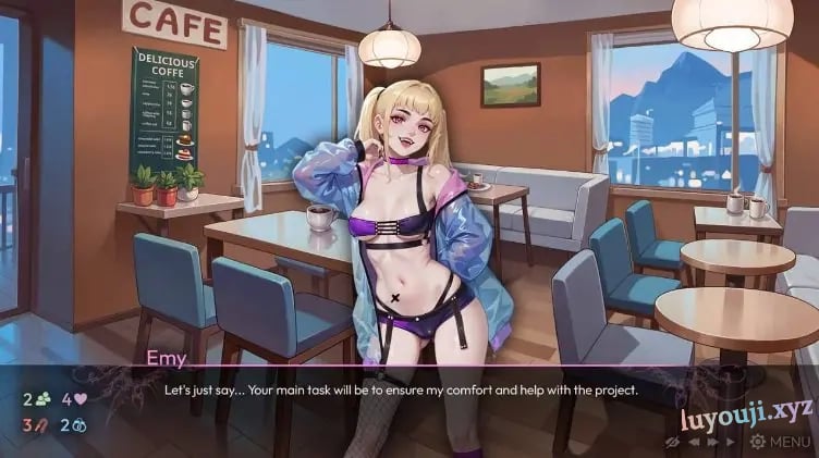 【PC/AI汉化/欧美/SLG游戏/4.78G】艾米直播秀起源：吸血鬼女王艾米 (EmyLiveShow Origins: Emy the Vampire Queen) AI汉化版+欧美SLG游戏+4.78G