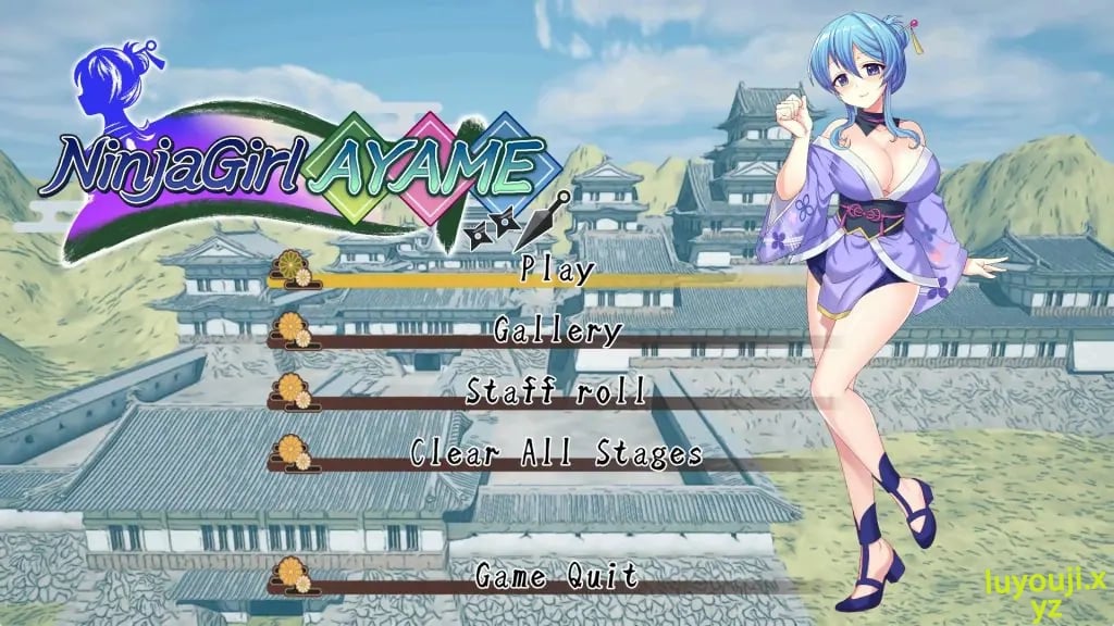 【PC/生肉/拨作/RPG游戏/1.7G】女忍者菖蒲忍法帖（くノ一あやめ忍法帖）生肉版+自带全回想解放+拔作RPG游戏+1.7G