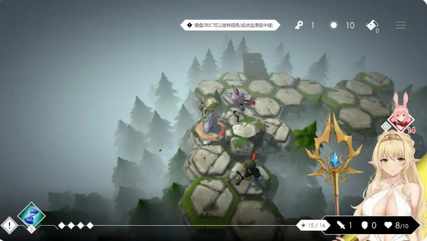 【PC/官方中文/2D/亚洲SLG游戏/3.21G】地牢脱出3：轮回女王 (Loop Queen) Ver1.25 官方中文版+PC+2D亚洲SLG游戏+3.21G