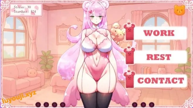 【PC/官中/互动/SLG游戏/280M】被调去饲育部门后，我开始照顾一只拒绝劳动的果冻熊（Gummy Bear Idle: No Job, Just Jelly）官中步兵版+互动SLG游戏+280M