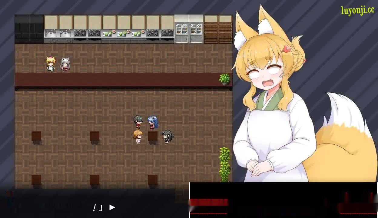 [日式RPG] 狐狸灯笼-秘密餐点物语 狐の提灯-秘密のまかない物語 AI汉化 1.6G