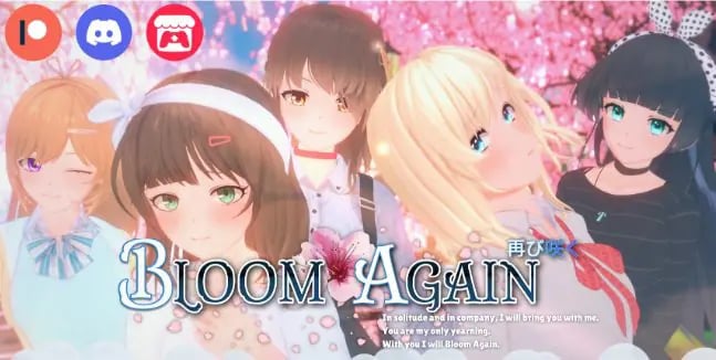 【PC/安卓/AI汉化/日系/SLG游戏/3.75G】再次绽放 (Bloom Again) Ver0.6 AI汉化版+PC+安卓+日系SLG游戏+3.75G