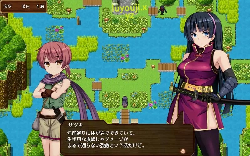 【PC/AI汉化/冒险/RPG游戏/730M】 人妻剑士小蓳的出轨麦春记录（人妻剣士サツキの寝取られ売春記） Demo AI汉化版+冒险RPG游戏+730M